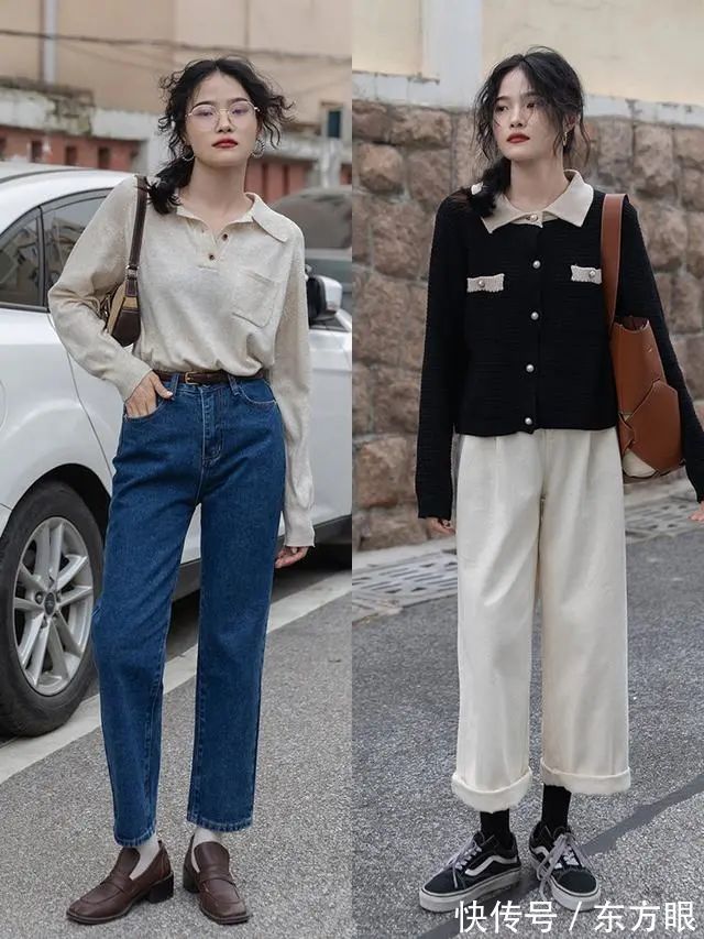 内紧外松 秋天上班穿什么?早秋通勤穿搭示范“随性风”，谁穿谁高级