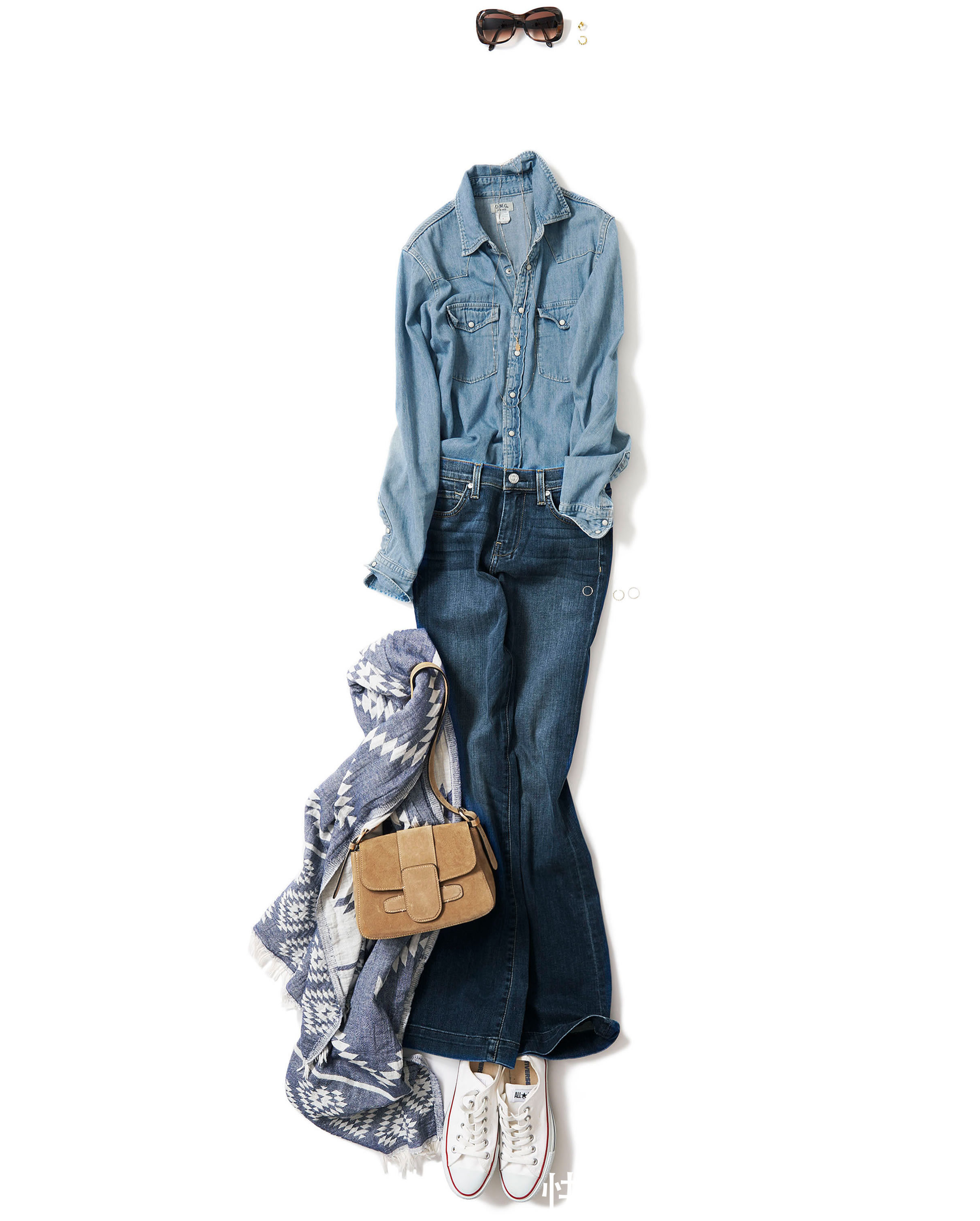 针织衫 春天穿衬衫时,请这样搭!4种高级“穿搭配色”方案,每套都完美