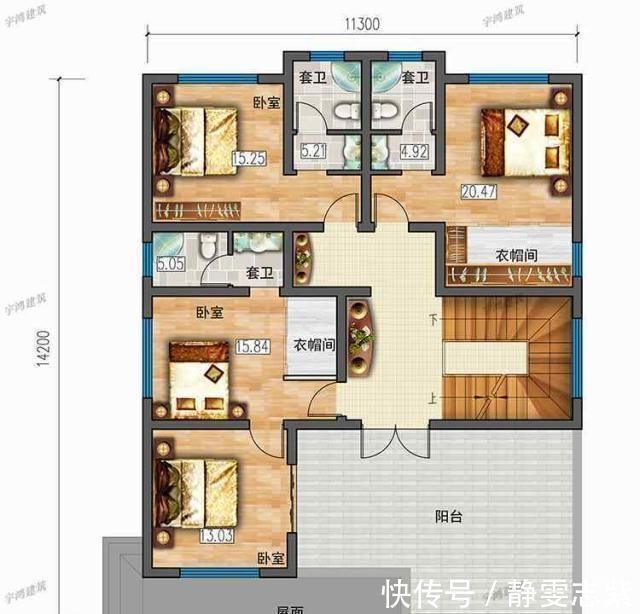 房屋|3套美观实用四层农村别墅，人见人爱，网友们抢着要图纸