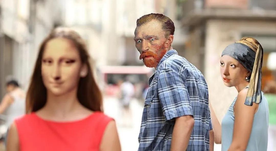 阿尔勒!艺术PS大神恶搞世界名画,梵高和蒙娜丽莎哭晕在厕所…