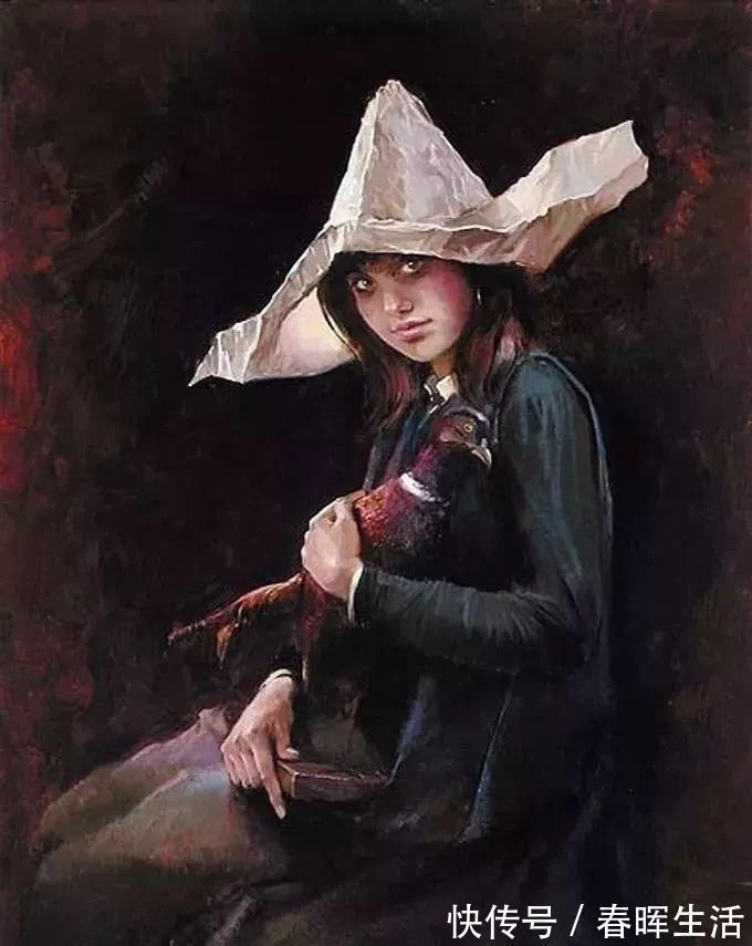 irene@她的油画有一种惊艳脱俗的美,乌克兰天才女画家艾琳·谢里