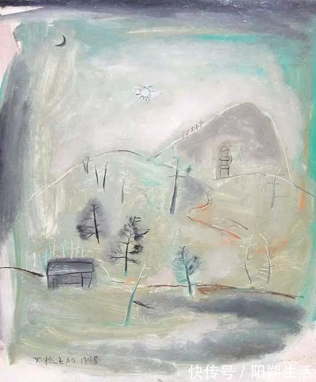 赵无极!我国的现实主义不仅否定了艺术,也否定了传统,艺术让我不怕死