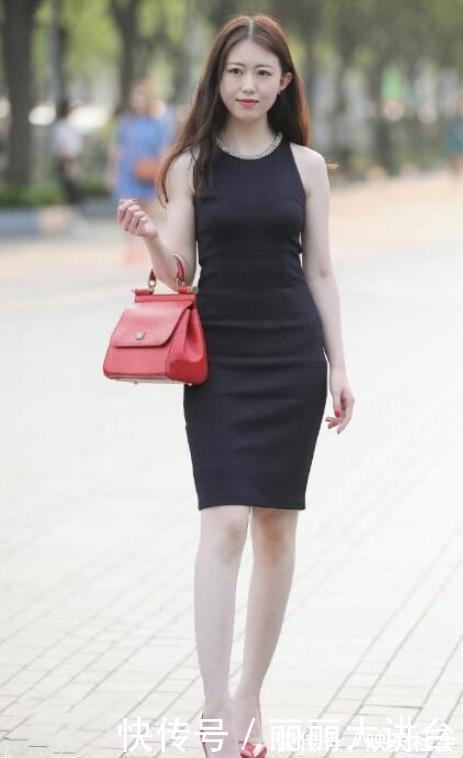 连衣裙 穿上一身黑的无袖裙，追求简约优雅的美，让你气质更迷人