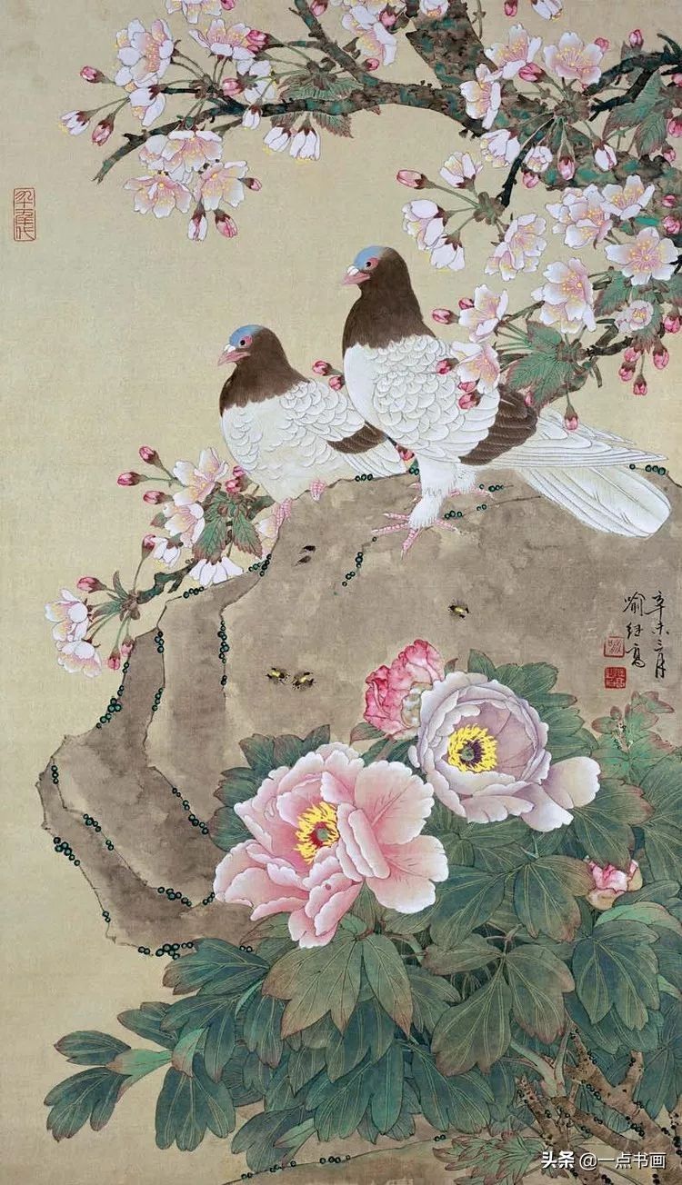 鸽子&喻继高笔下的鸽子，静雅秀丽