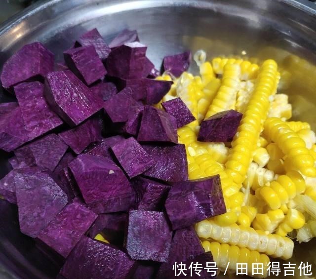 紫薯玉米糊！