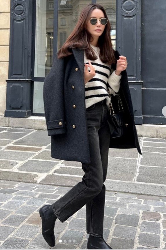 大衣 黑色大衣+基本款,美炸了!