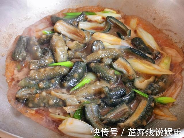 汤汁|家常葱烧海参,不用高汤,做法简单又省时间,上桌汤汁都不剩