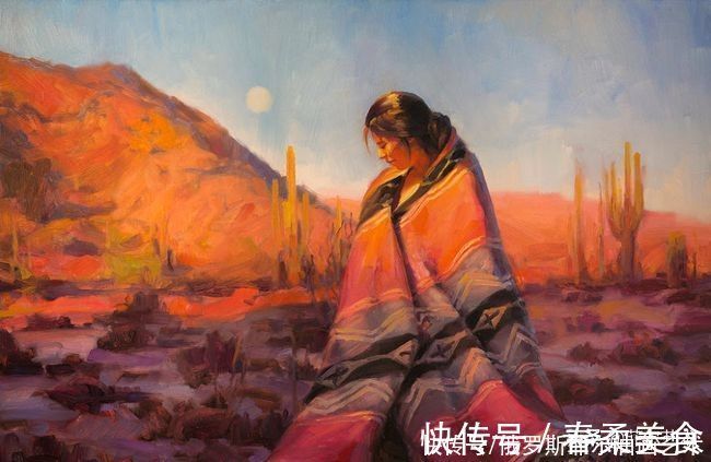 主旋律@史蒂夫·亨德森的油画以光线,生命和色彩为主旋律,好看极了