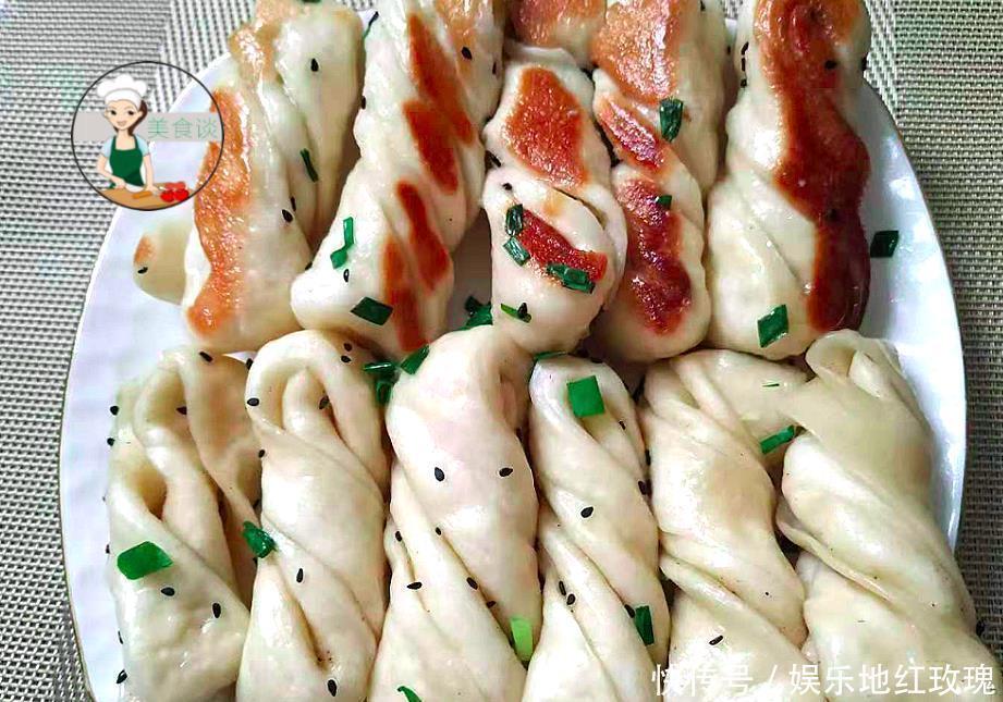 面团|面食此做法,不烤也不炸,一卷一煎8分钟出一锅,营养好吃又饱腹