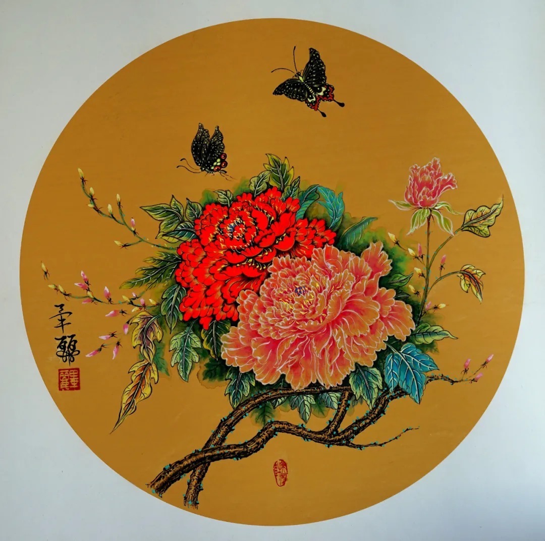 美国世界艺术家协会!艺术家毕丽国画作品赏析