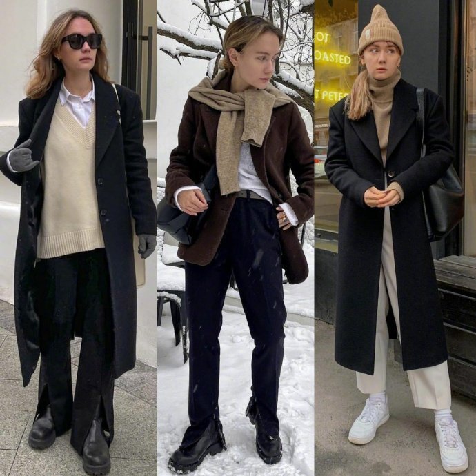 帅气复古的秋冬穿搭指南!摩登洋气有气场,基础款穿出满满高级感