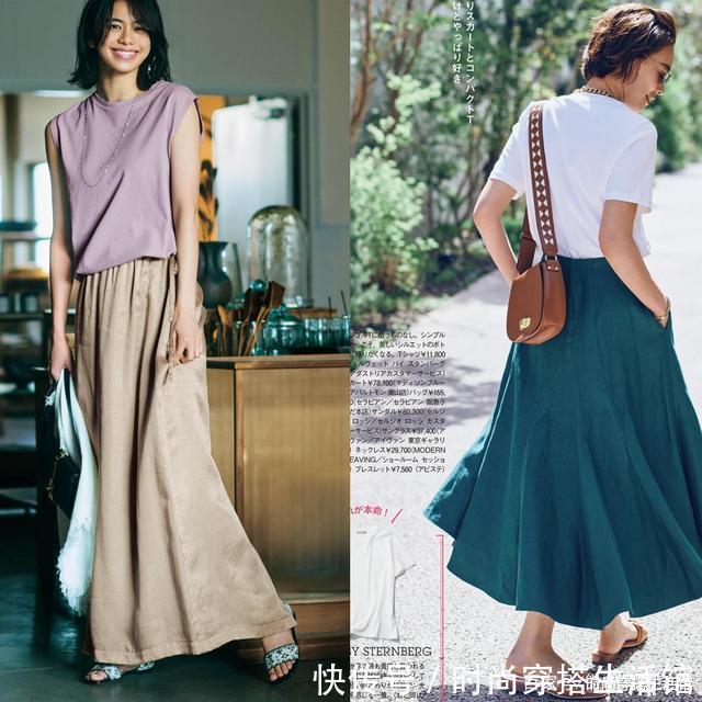 时尚博主|T恤穿不出气质，那是你不会穿！看看这位时尚博主搭配套路吧