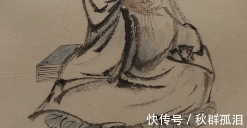 吴湖帆#名家溥儒“人物”镜片,溥心畲