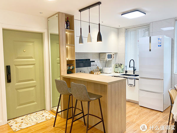 旗舰店|爆改43平小户型，开放式厨房装修细节大放送（下）