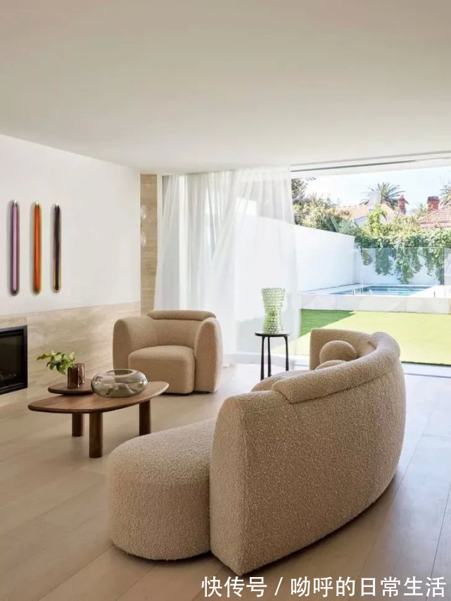 住宅|极简奶油系住宅,柔软又高级!