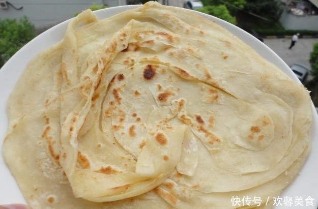 一碗面粉,不放温水,不放凉水,教你做烙饼,软嫩营养,总吃不腻