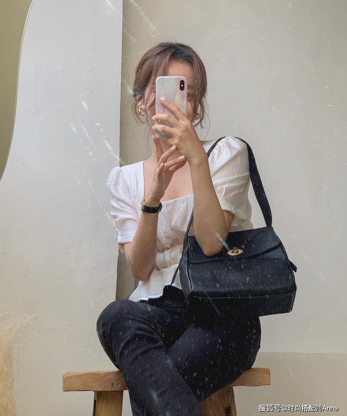 精英|短袖衬衫才是夏季真正的宠儿，气质又时髦，秒变职场女精英