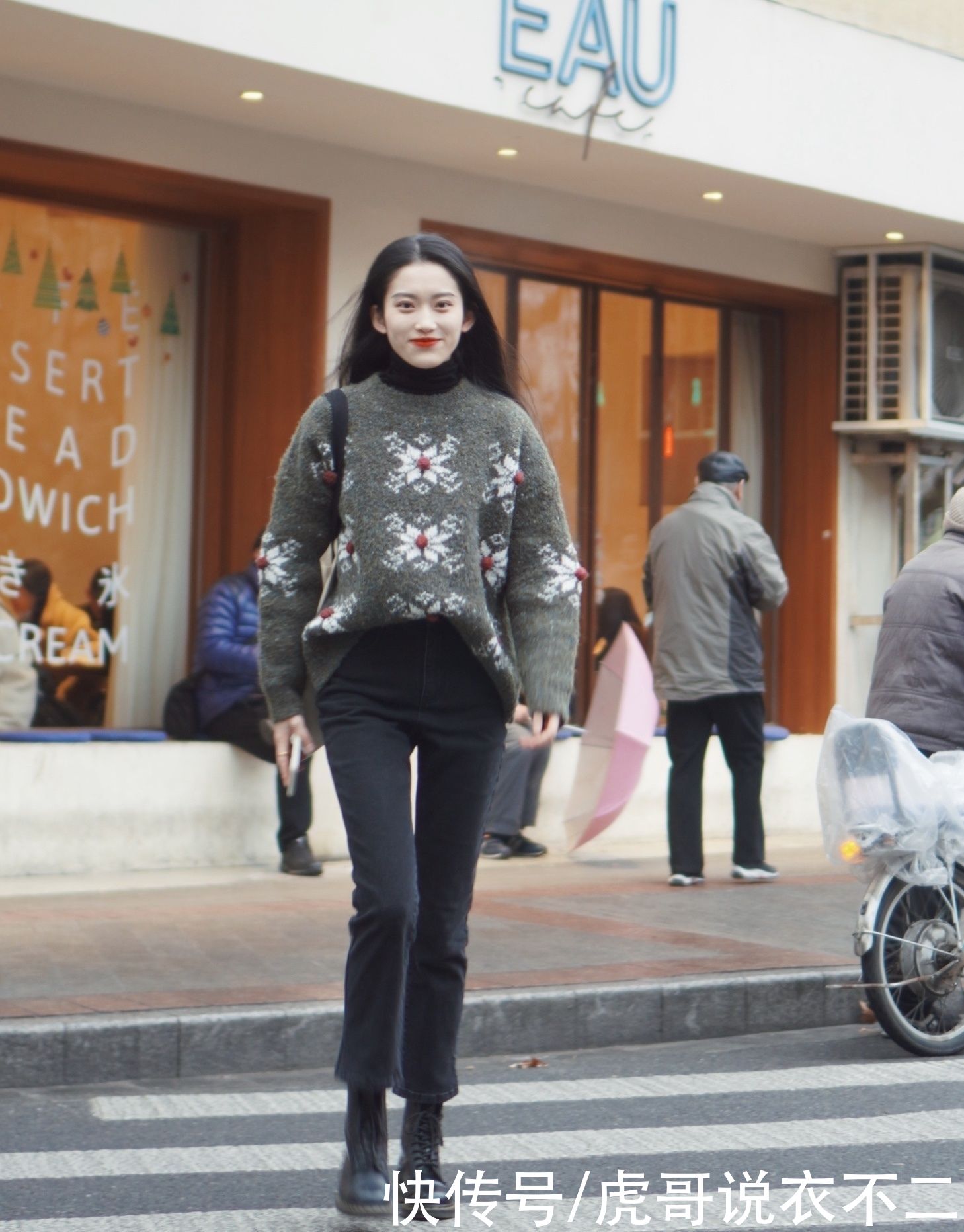 小个子女生冬季怎么搭才不普通？韩系风了解一下，清新减龄又甜美