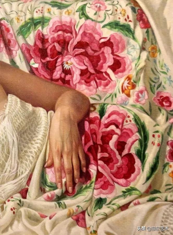 女画家@女画家索莱达·费尔南德斯画笔下的女子人物沉稳自然,美丽优雅