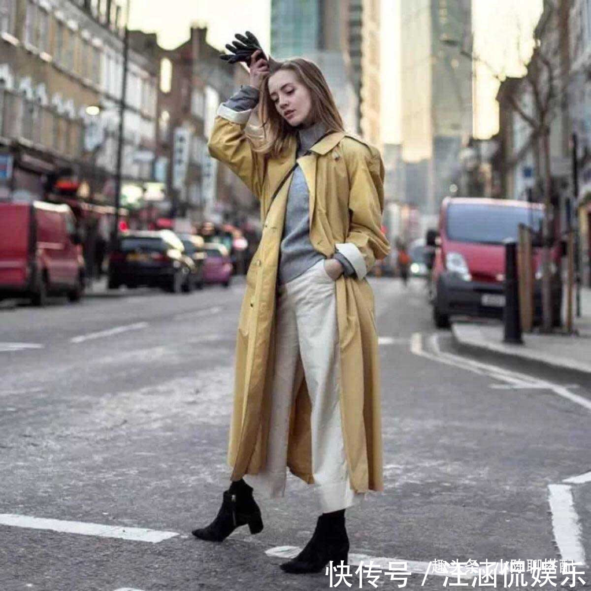 穿对了风衣+阔腿裤有多美最简单的搭配思路,给你早秋搭配灵感