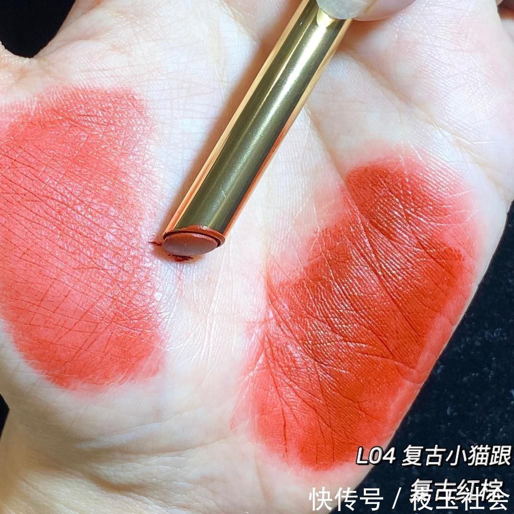 暖调 完美日记小细跟系列全套口红试色,快看看有没有你的“菜”?