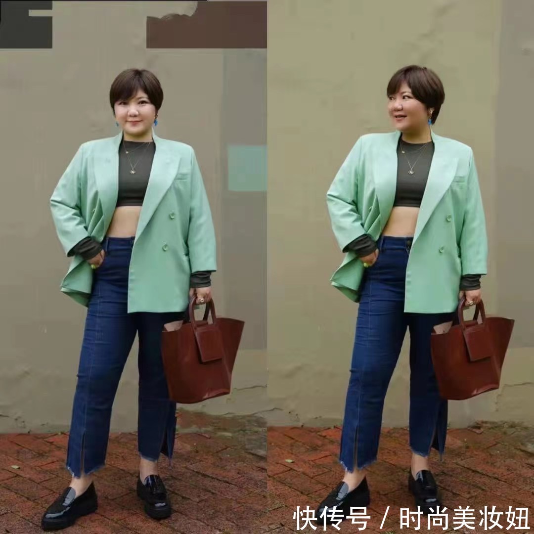 体重|时髦与体重无关,"150斤"博主靠穿搭重新定义胖子,太洋气了