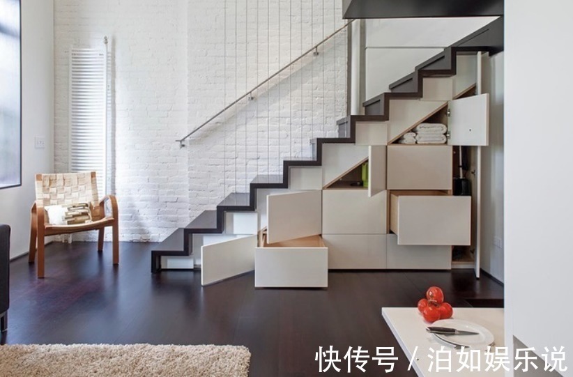 实用|楼梯只用来上下楼学会这么设计,书房、储物间都有了,太实用!