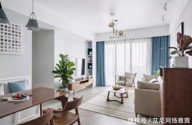 简约|110平米简约风格之家,略带北欧风格的小清新,时尚大气!