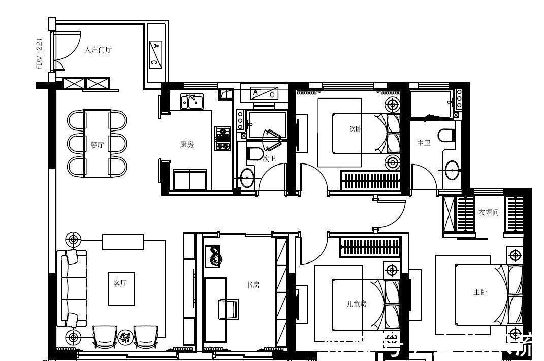摆件|当诗意遇见新中式,142㎡最美之家,一入户,客厅就足够惊艳到你