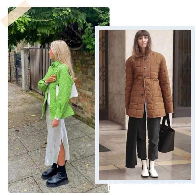 秋冬|普通的羽绒服已经过时了!今秋冬“绗缝棉服”,保暖且不臃肿