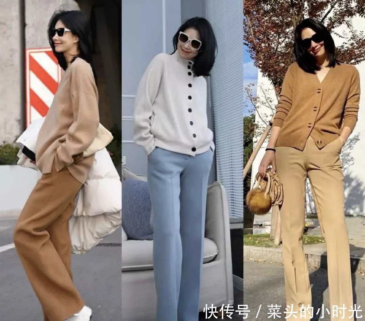 成熟女性穿衣有质感,要注重颜色的搭配,简简单单才最高级