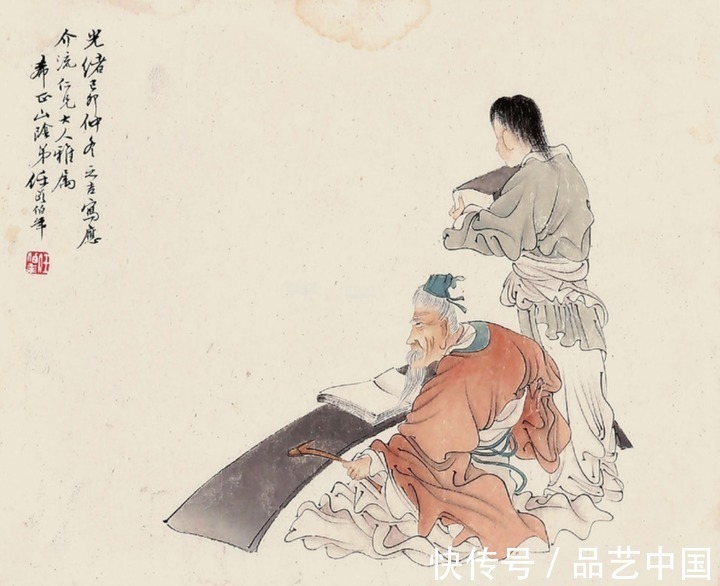 中国画家#他与吴昌硕同为“海派四杰”,徐悲鸿赞其是仇英后中国画家第一人