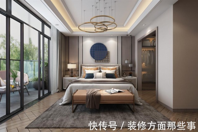 客厅|160平现代简约风,灰色+蓝色太高级了