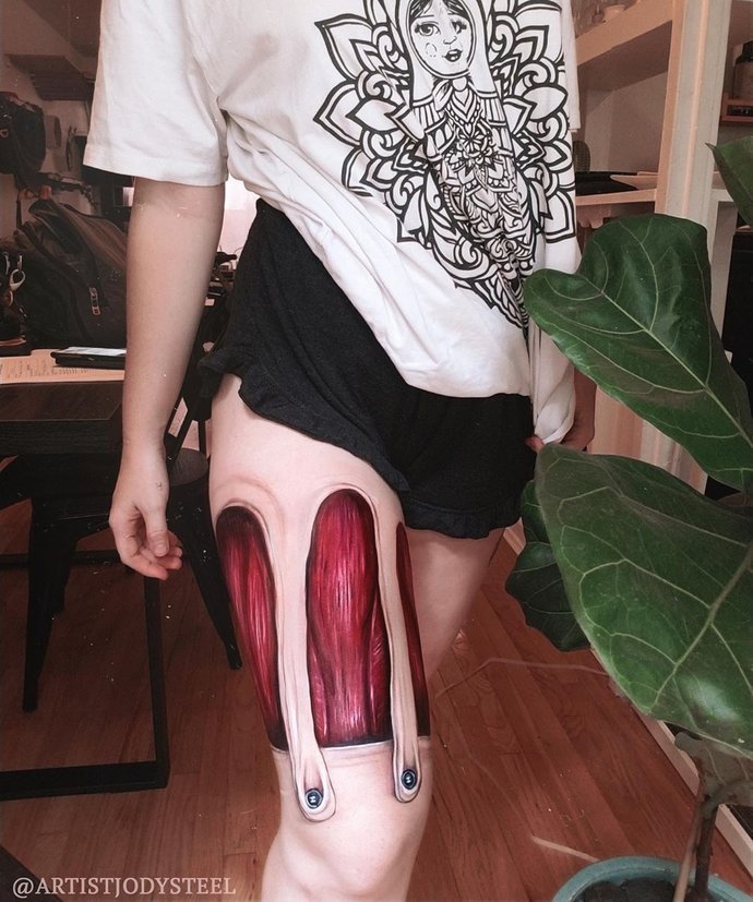 裙子|当她们掀开裙子,露出“惊艳”的大腿时,所有人都看呆了