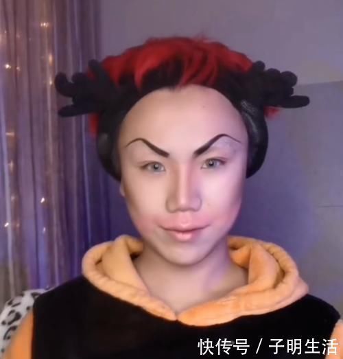 白雪公主|男生仿妆“白雪公主后妈”,开始莫不是戏精看到成品不敢相信