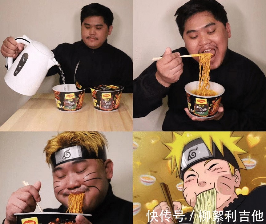 拉面|泰国小哥对动漫人气明星五条悟下手,头发出彩,环保型coser