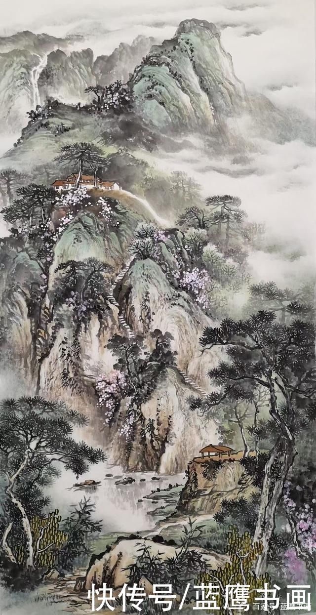 高飞|高飞作品:青山碧水云飞天