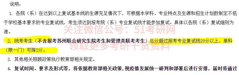 真的，总分或单科没过线也可以进复试！担心擦线的你，有学上了！