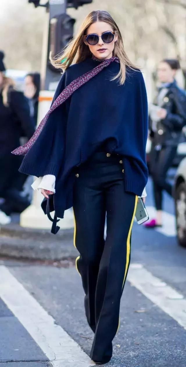 论时尚潮流空气,黑色是王者英雄,OliviaPalermo来教你黑色该如何穿