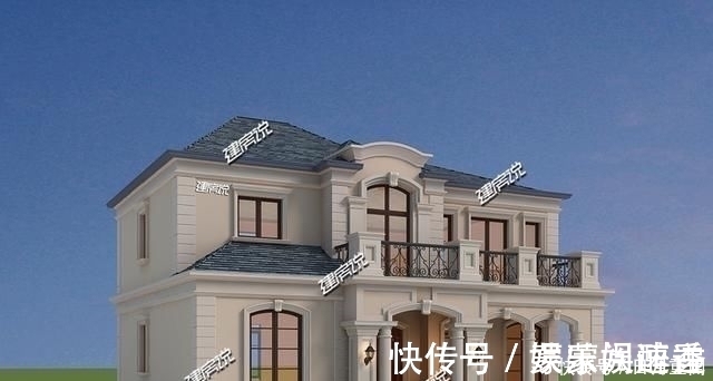 施工队|准备在农村建房预算20万左右的,看看这款法式别墅,准没错