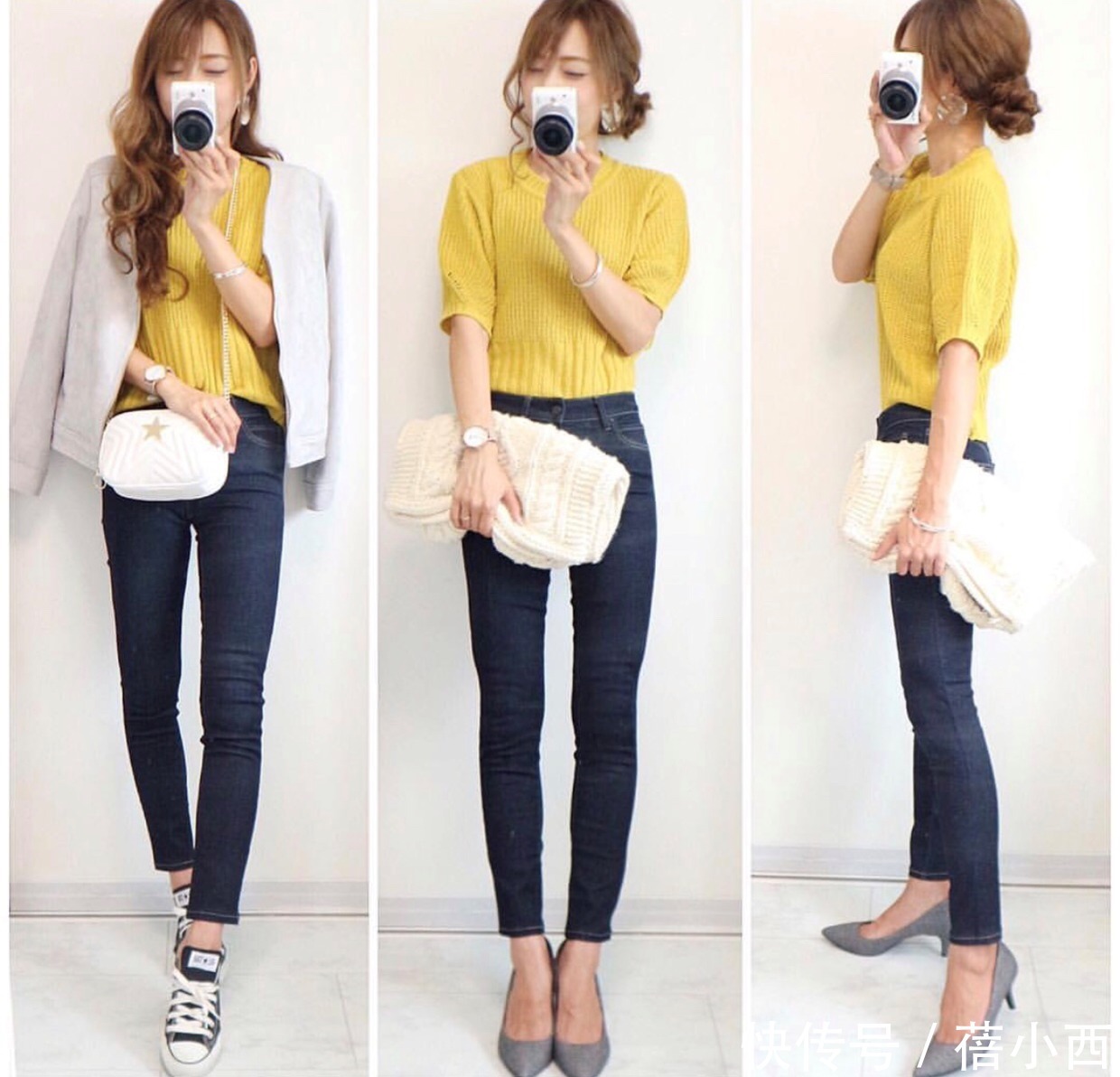 牛仔裤|女人穿衣打扮是对自己的褒奖,来学日系气质穿搭,知性且有女人味