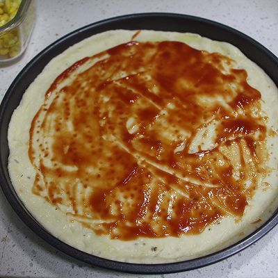 玉米油|芝士大虾披萨