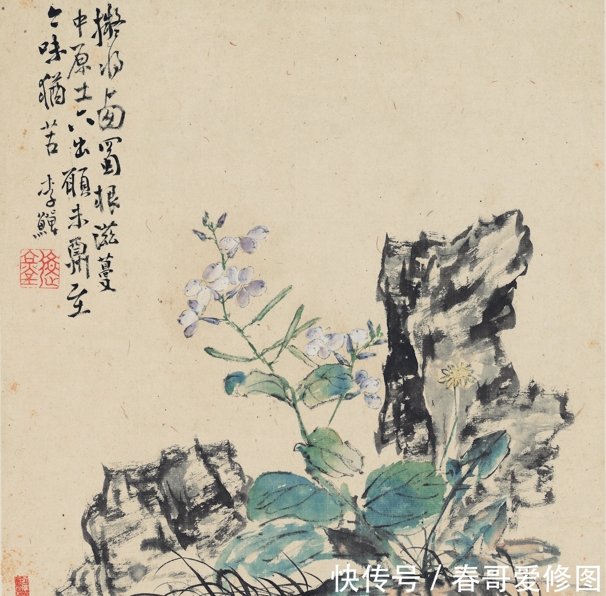 绘画作品@「津门网」大家熟知的扬州八怪之一，他画中的怪是他敢于突破束缚