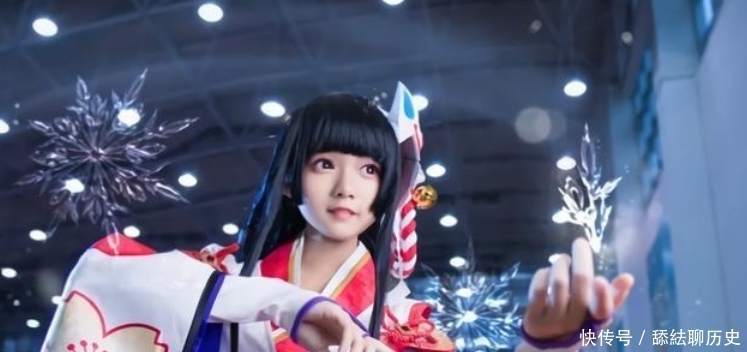 蓝湛|小学生也玩cos?祢豆子神还原,蓝湛和雪女可爱到爆了!