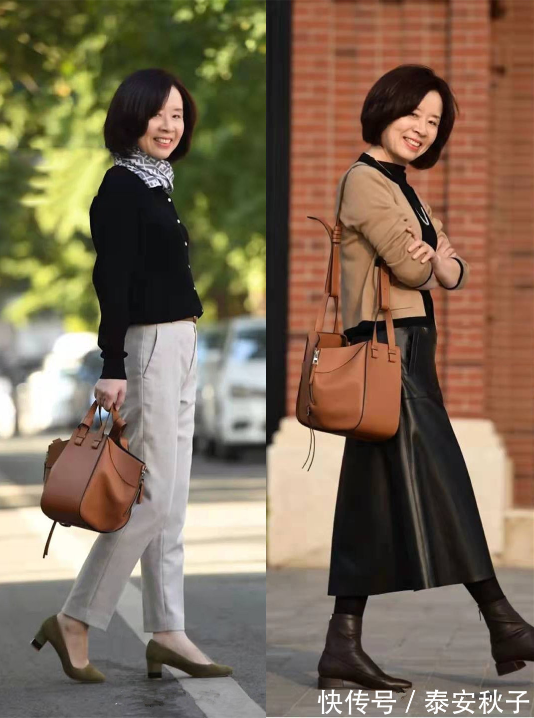 羊毛衫|当我50岁以后,初春一定要像她一样打扮自己:优雅、还显高级!