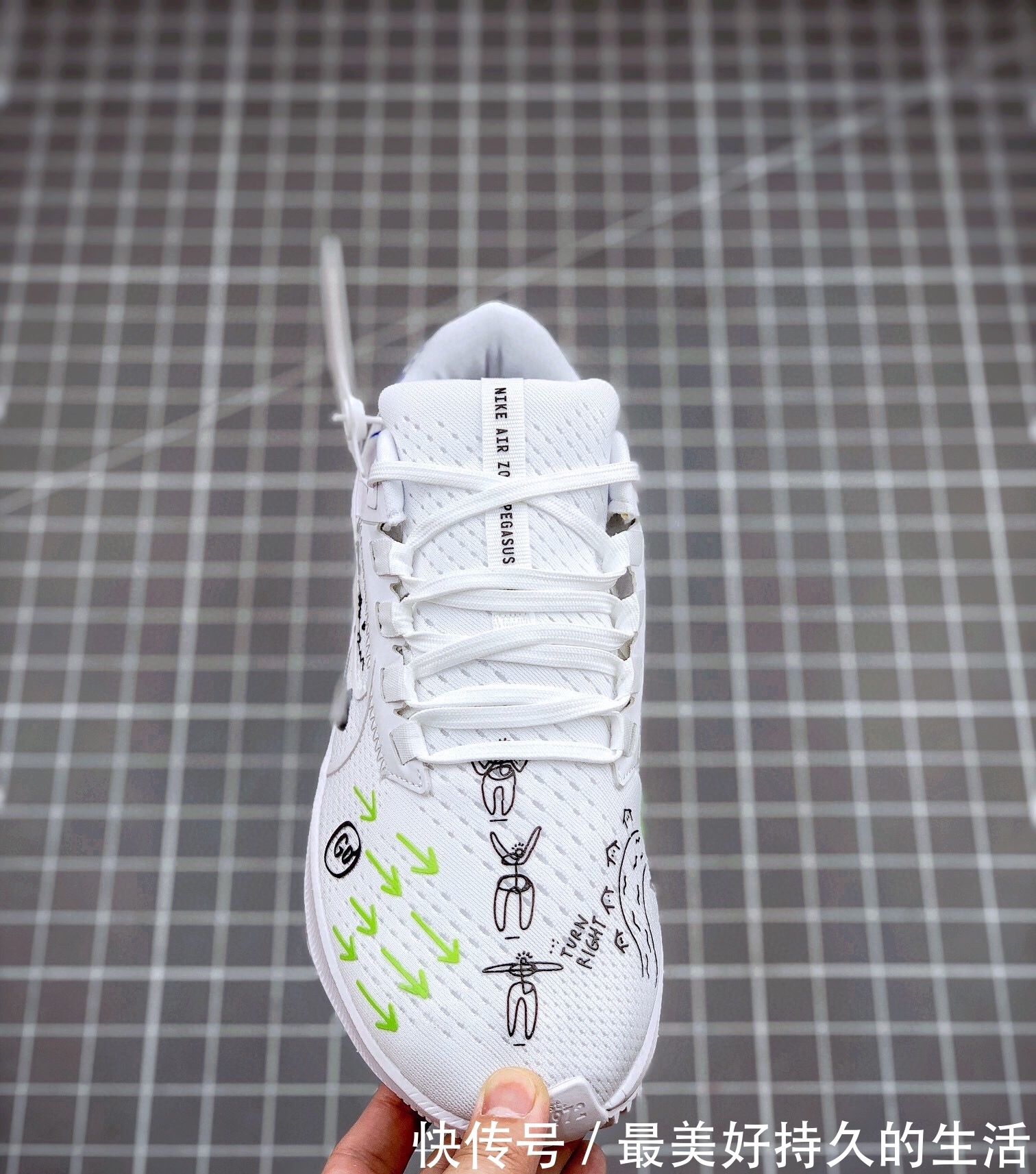 zoom|Nike Air Zoom Pegasus 38白涂鸦