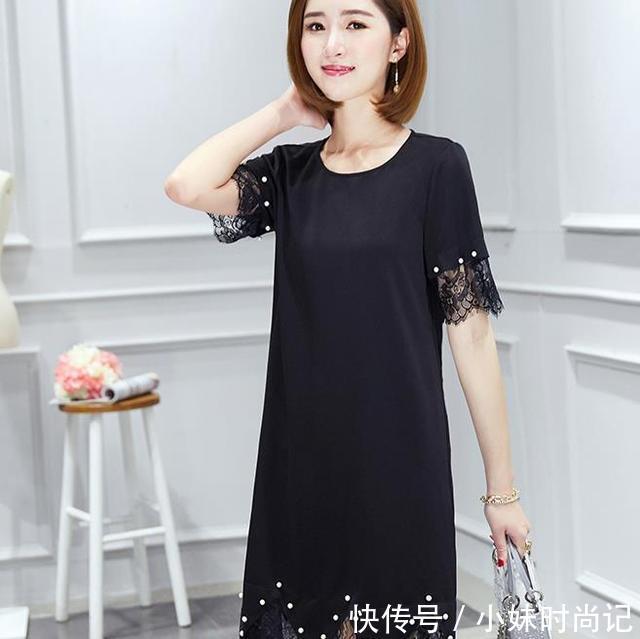 女人味十足 胖妹妹连衣裙就是那么的美,这个春季你穿了吗