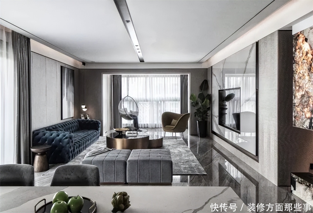 现代|77平现代二居室,高级灰塑造纯粹的品味空间