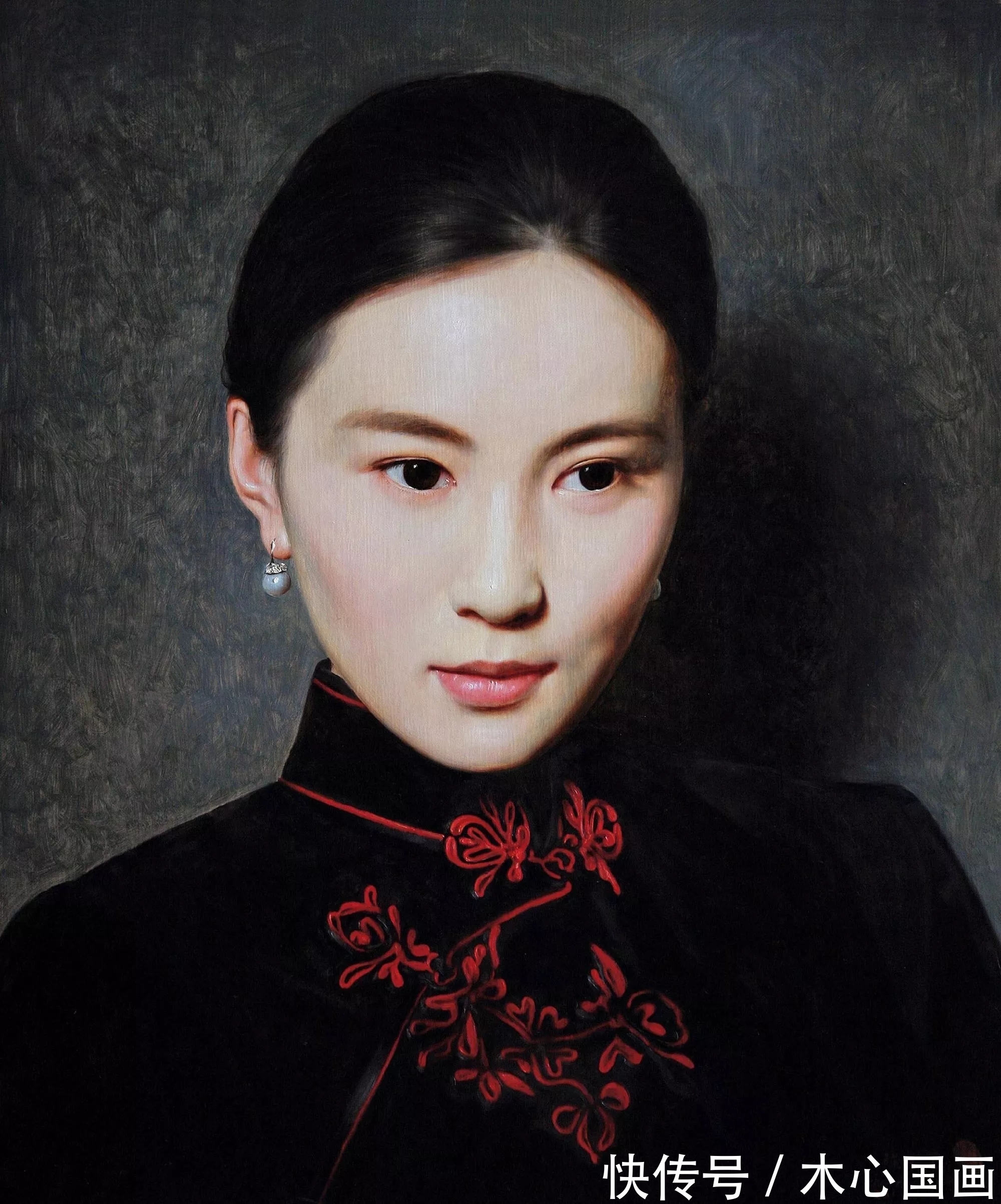 陈逸飞!油画里的旗袍美女:风华流韵