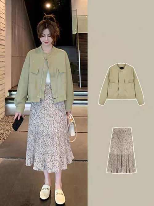 春季穿搭就要与众不同，多加1件外套，温度风度两不耽误